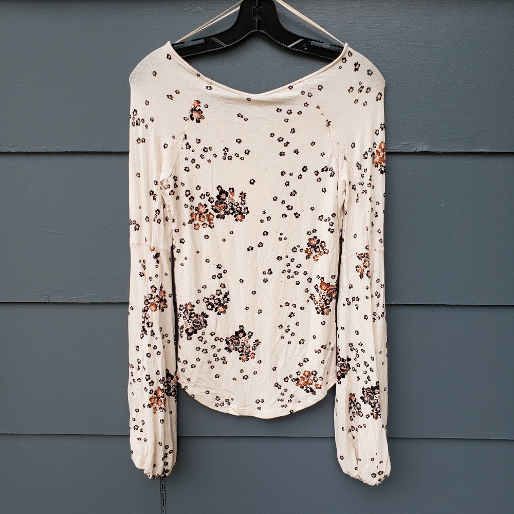 NWT Free People To The Tropics Blouson Sleeve - Picture 15 of 16